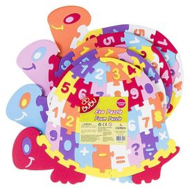Bu-Bu Eva Kaplumbağa Rakamlar Puzzle