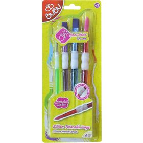 Bu-Bu FR0003 Silikon Tutacaklı Fırça