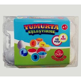 Bu-Bu GM0067 12 Parça Games Yumurta Eşleştirme