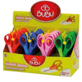 Bu-Bu MK0001 İsimlikli Frenli Makas
