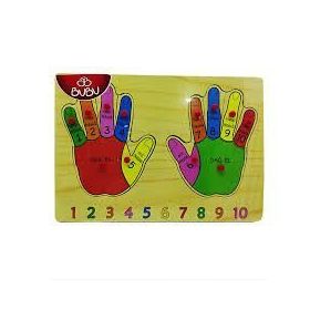 Bu-Bu Parmaklar Ahşap Puzzle