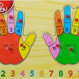 Bu-Bu Parmaklar Ahşap Puzzle