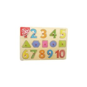 Bu-Bu Şekiller Ahşap Puzzle