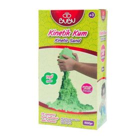 Bu-Bu Yeşil 1000 gr Kinetik Kum