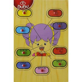 Bu-Bu Yüz Ahşap Puzzle
