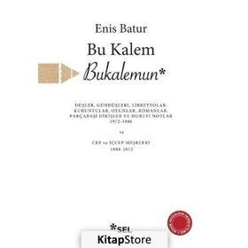 Bu Kalem Bukalemun - Enis Batur