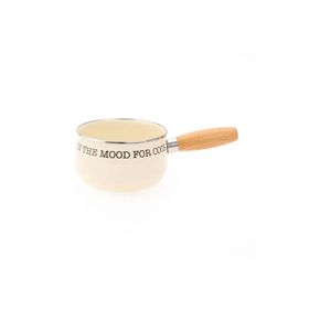 Bubble Emaye Krem Renk 14 CM Sos Tavası