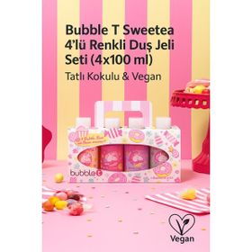 Bubble T Sweetea 4x100 ml Duş Jeli