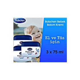 Bubchen 3x75 ml El ve Yüz Bebek Bakım Kremi