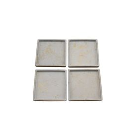 Bubigo Kare Beton 4’lü Bardak Altlığı