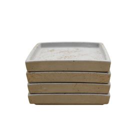 Bubigo Kare Beton Gold 4’lü Bardak Altlığı