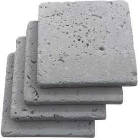 Bubigo Naturel Beton 4'lü Bardak Altlığı