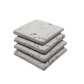 Bubigo Naturel Beton 4'lü Bardak Altlığı