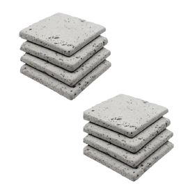 Bubigo Naturel Beton 4'lü Bardak Altlığı