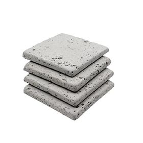 Bubigo Naturel Beton 4'lü Bardak Altlığı