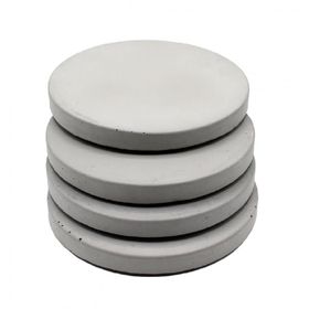 Bubigo Yuvarlak Beton 4'lü Bardak Altlığı