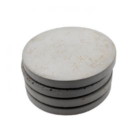 Bubigo Yuvarlak Beton 4'lü Bardak Altlığı