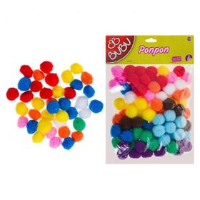Bubu 00109 2 cm 100'lü Karma Ponpon