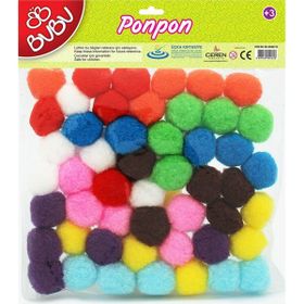 Bubu 00110 50'li 3 cm Ponpon