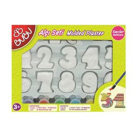 Bubu 14 Parça Sayılar Alçı Seti