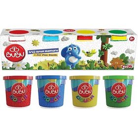 Bubu 4lü 500 gr Oyun Hamuru