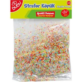Bubu 5731045 N:KP0036 Renkli Ponpon Strafor Köpük