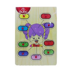 Bubu Ahşap BJ 53AP0052 Yüz Puzzle