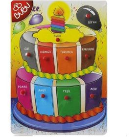 Bubu Ahşap BJ 53AP0055 Renkler Puzzle