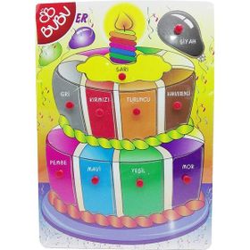 Bubu Ahşap BJ 53AP0055 Renkler Puzzle