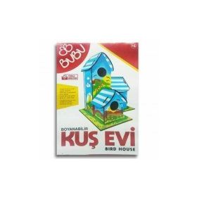 Bubu Ahşap Boyama Kuş Evi