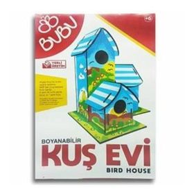 Bubu Ahşap Boyama Kuş Evi
