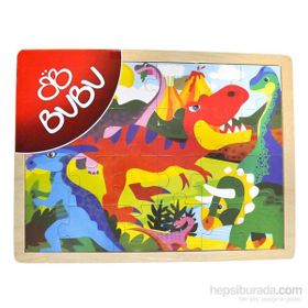 BuBu AP0001 Ahşap 40x30 CM 24 Parçalı Puzzle