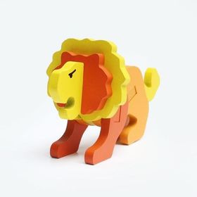 Bubu Aslan 3D Ahşap Puzzle