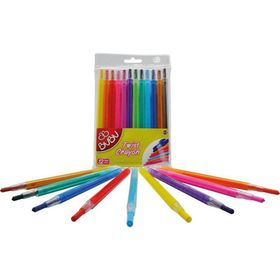 Bubu Crayon Twist 12 Renk Mum Boya