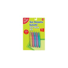 Bubu Hair Chalk 5 Renk Saç Boyama Kalemi