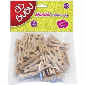 Bubu HS0004 Natural 40'lı Mandal