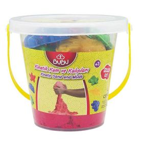 Bubu KU0024 Kırmızı 500 gr Kinetik Kum Kova