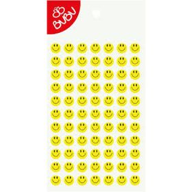Bubu LS0043 Lüx Epoxy Gülen Yüz 1 cm Sticker