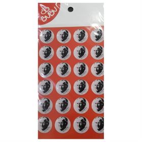 Bubu LS0045 Lüx Epoxy Atatürk 2 cm Sticker