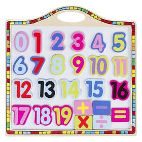 Bubu Manyetik Rakam Ahşap Puzzle