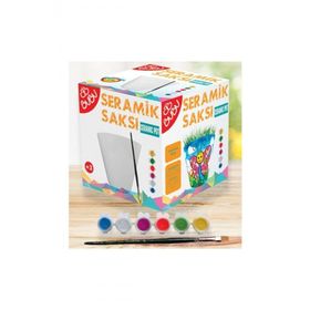 Bubu MP37674 Seramik Saksı Boyama
