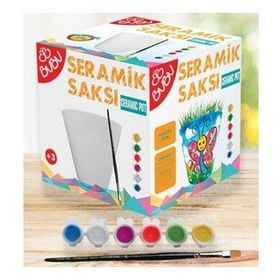 Bubu MP37674 Seramik Saksı Boyama