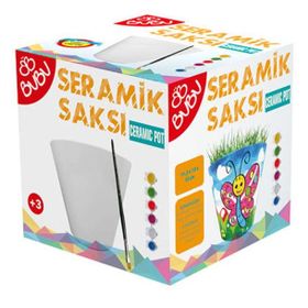 Bubu MP37674 Seramik Saksı Boyama