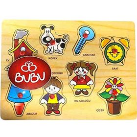 Bubu Mutfak Eşyaları 8 Parça Puzzle