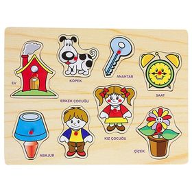 Bubu Mutfak Eşyaları 8 Parça Puzzle