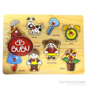 Bubu Mutfak Eşyaları 8 Parça Puzzle