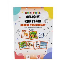 Bubu Nerede Yaşıyoruz? Akıllı Çocuk Gelişim Kartları