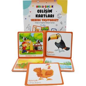 Bubu Nerede Yaşıyoruz? Akıllı Çocuk Gelişim Kartları