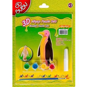 Bubu Penguen 3D Ahşap Puzzle