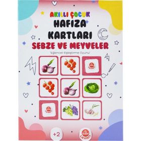 Bubu Sebze ve Meyveler Akıllı Çocuk Hafıza Kartları